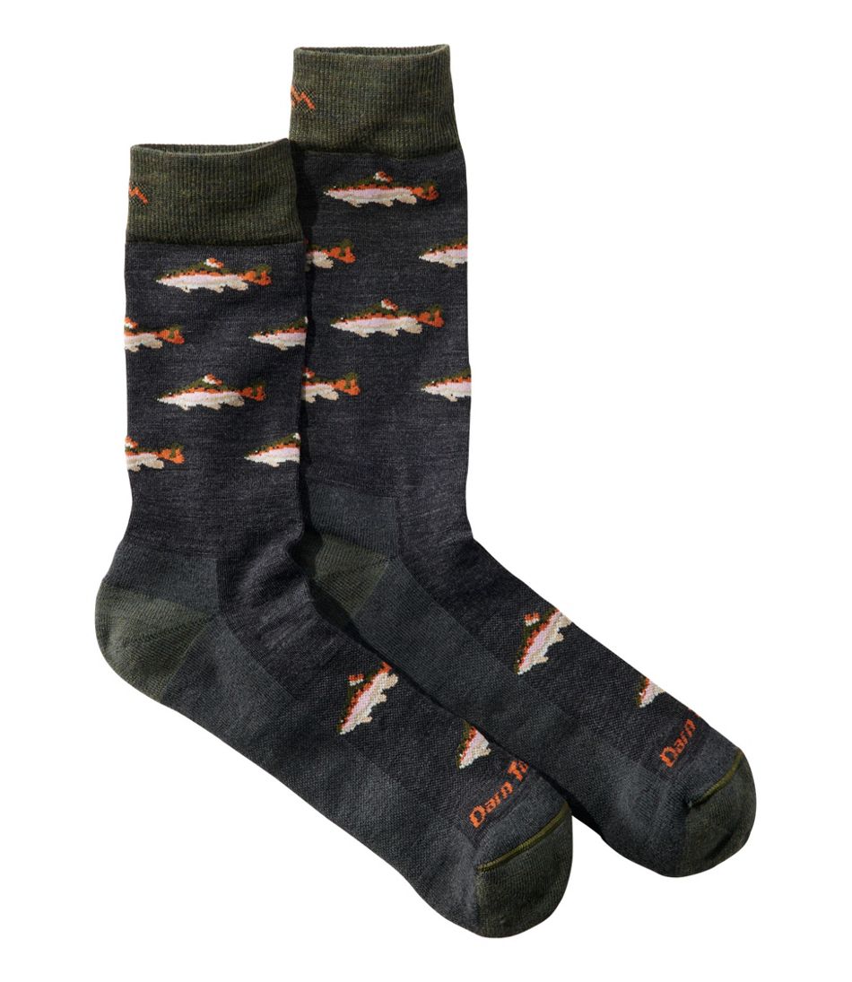 L.L.Bean New | Men's Darn Tough Spey Fly Crew Socks