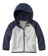 L.L.Bean New | Infants' and Toddlers' Sweater Fleece, Hooded Colorblock