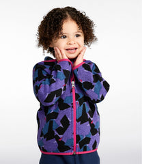 L.L.Bean Sale | Infants' and Toddlers' Sweater Fleece, Full-Zip Print