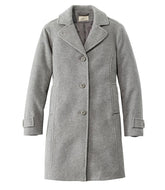 L.L.Bean New | Women's Classic Lambswool Polo Coat, Three-Quarter Length