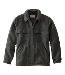 L.L.Bean US | Men's Maine Guide Zip-Front Jac-Shirt with PrimaLoft, Plaid