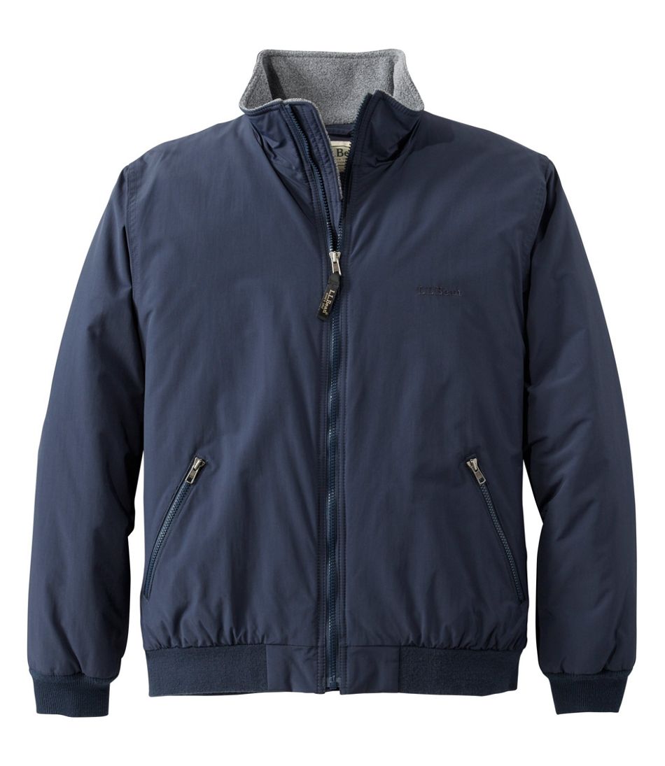 L.L.Bean Sale | Men's Warm-Up Jacket, Fleece Lined