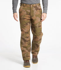 L.L.Bean Discount | Men's Maine Guide Wool Pants with PrimaLoft, Camouflage