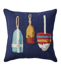 L.L.Bean For Sale | Indoor/Outdoor Hooked Pillow, Buoys