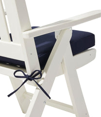 L.L.Bean New | All Weather Folding/Armless Chair Textured Cushion