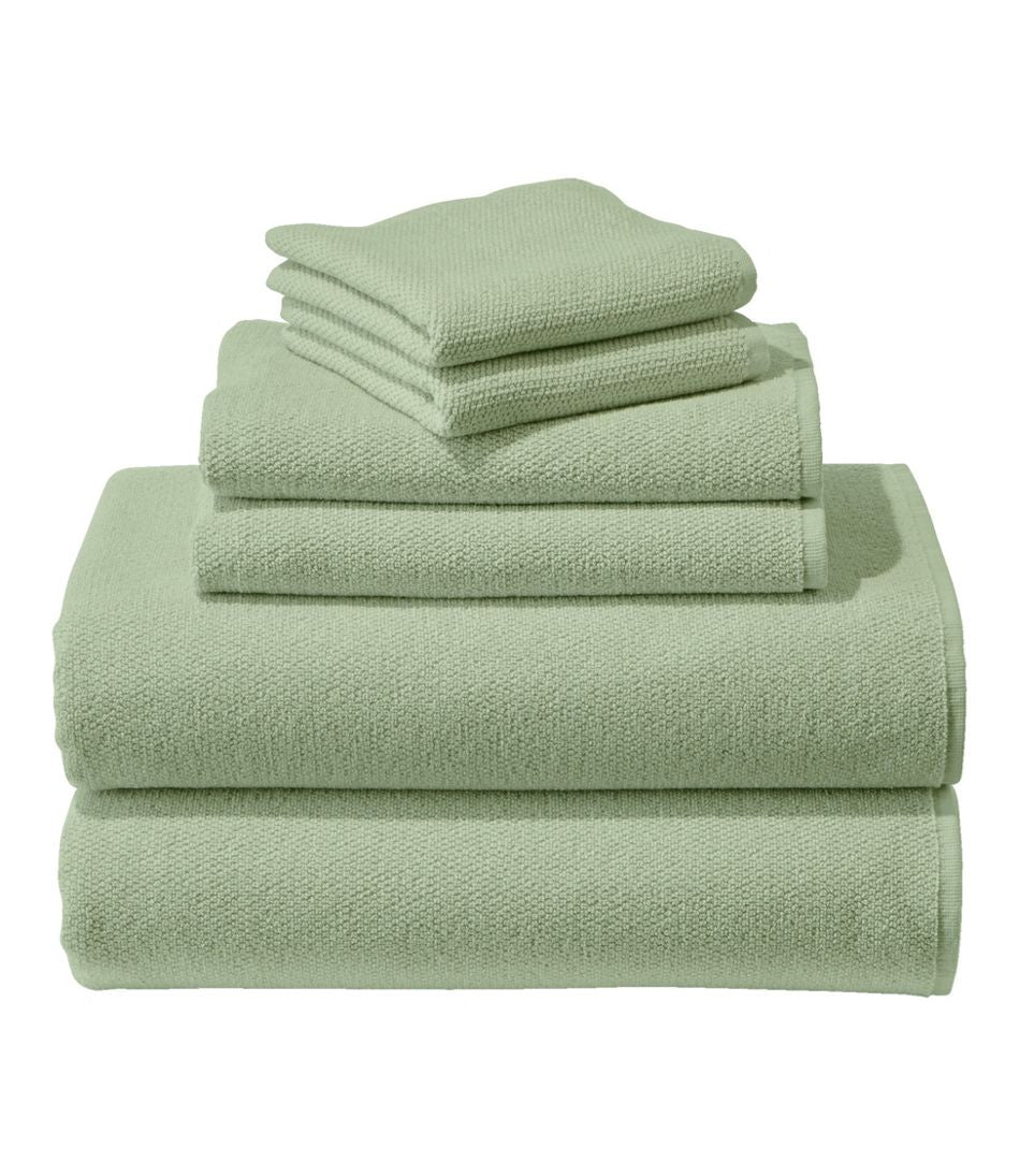 L.L.Bean Online | Organic Textured Cotton Towel Set