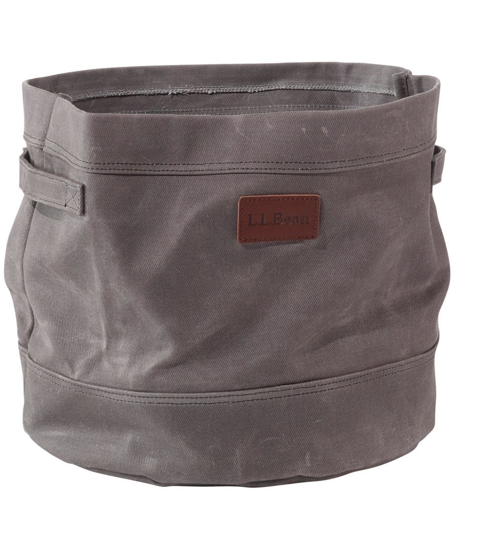 L.L.Bean Online | Waxed-Canvas Storage Tote