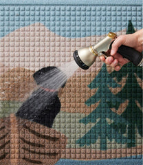 L.L.Bean On Sale | Printed Recycled Waterhog Doormat, Row Boats