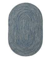 L.L.Bean Outlet | All-Weather Braided Rug, Concentric Pattern Oval