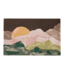 L.L.Bean New | Printed Recycled Waterhog Doormat, Sunset