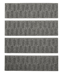 L.L.Bean New | Everyspace Recycled Waterhog Mat, Stair Treads, Set of Four, Trees
