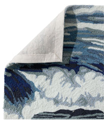 L.L.Bean Discount | Indoor/Outdoor Vacationland Rug, Ocean Waves