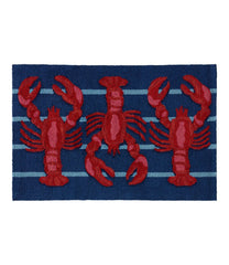 L.L.Bean New | Indoor/Outdoor Vacationland Rug, Lobsters