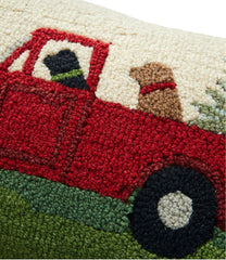 L.L.Bean For Sale | Wool Hooked Throw Pillow, Dog Trio, 14" x 20"