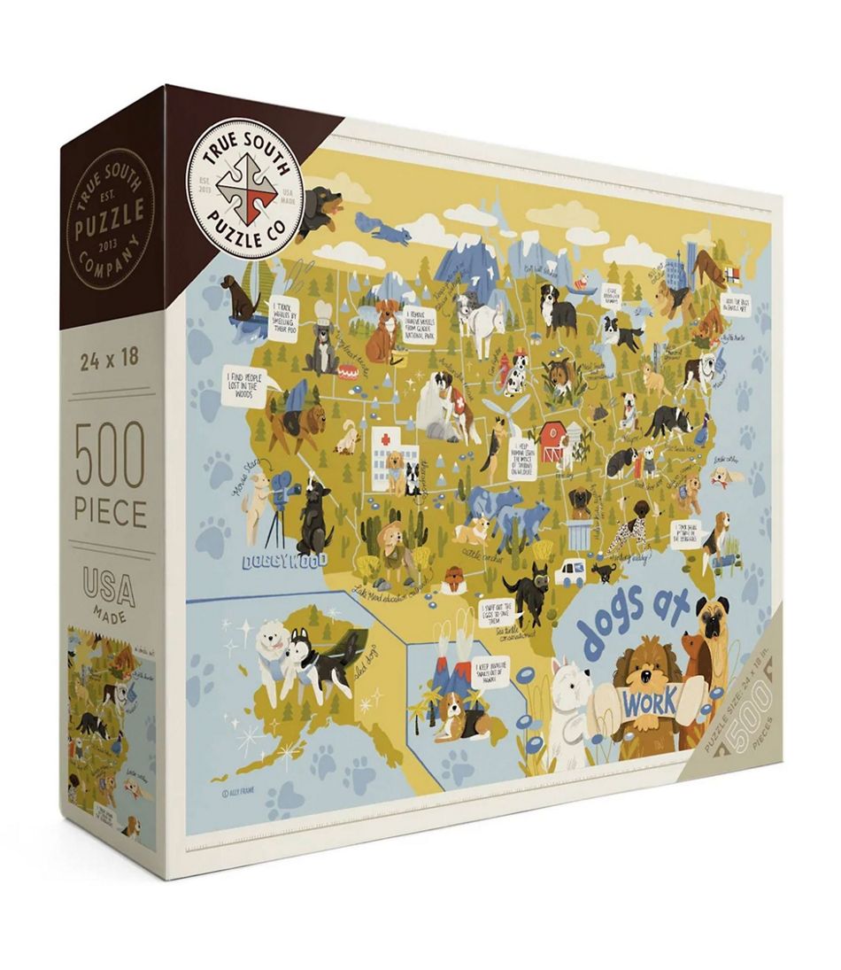 L.L.Bean Online | Dogs at Work Puzzle, 500 Pieces