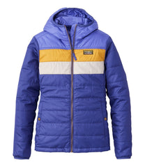 L.L.Bean New | Women's Mountain Classic Puffer Hooded Jacket, Colorblock