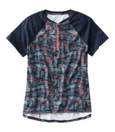 L.L.Bean On Sale | Women's Comfort Cycling Jersey Print Short-Sleeve