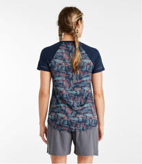L.L.Bean On Sale | Women's Comfort Cycling Jersey Print Short-Sleeve