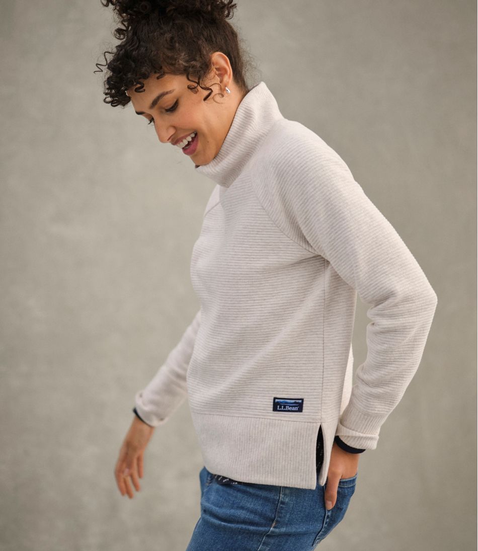 L.L.Bean Online | Women's Lakewashed Double-Knit Funnelneck
