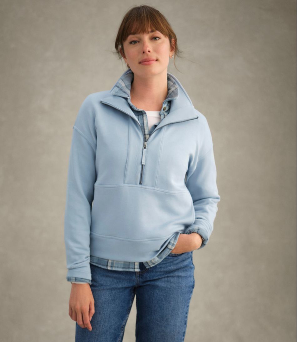 L.L.Bean Discount | Women's CloudSoft Top, Half-Zip Pullover