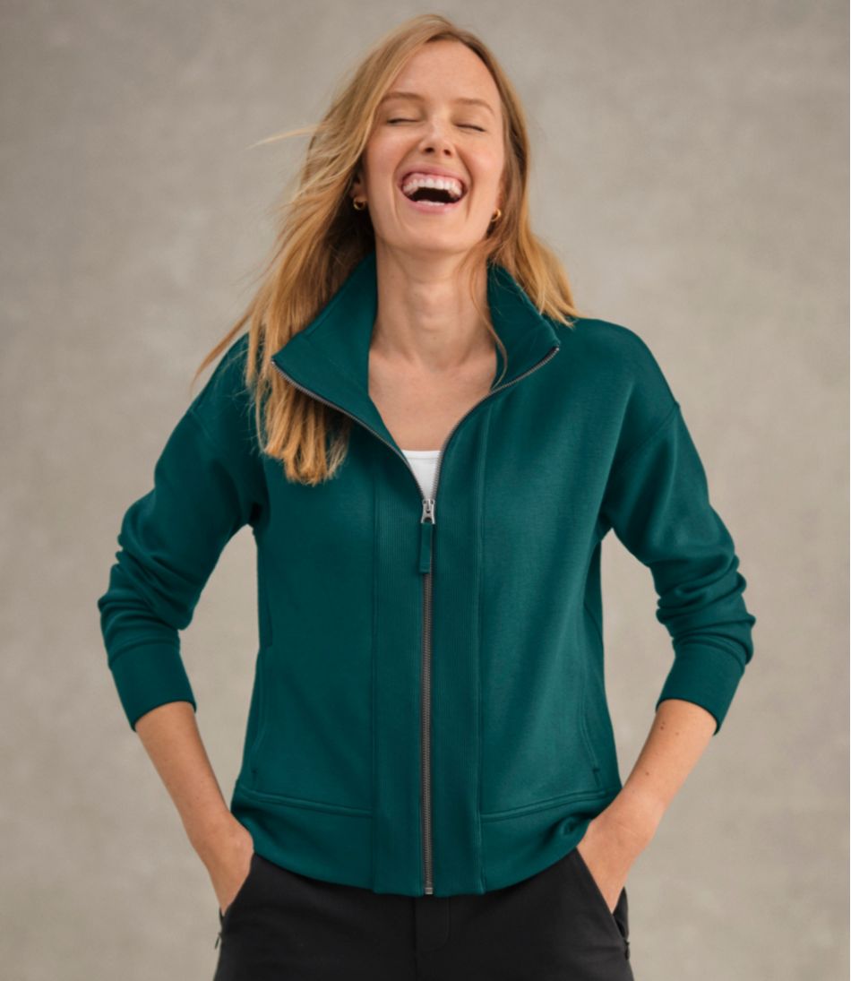L.L.Bean Sale | Women's CloudSoft Top, Full-Zip