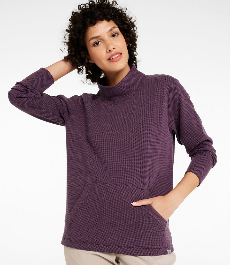 L.L.Bean | Women's Mountainside Micro Waffle Pullover