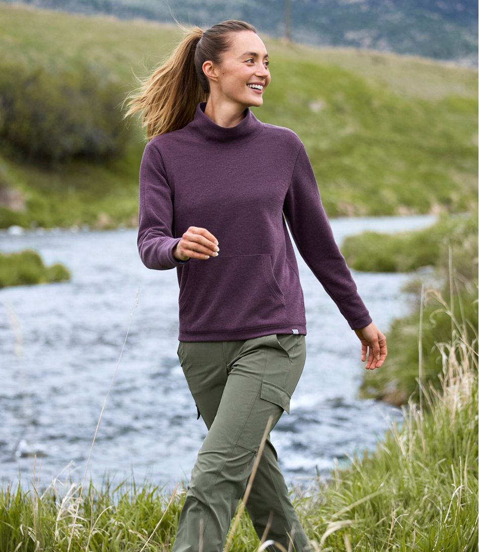L.L.Bean | Women's Mountainside Micro Waffle Pullover