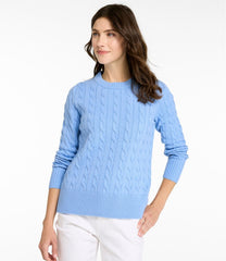 L.L.Bean Discount | Women's The Original Double L® Sweater, Cable Crewneck