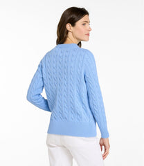 L.L.Bean Discount | Women's The Original Double L® Sweater, Cable Crewneck