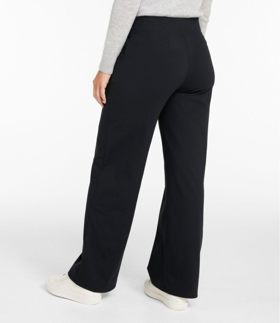 L.L.Bean Outlet | Women's Go-Anywhere Pants, High-Rise Wide-Leg