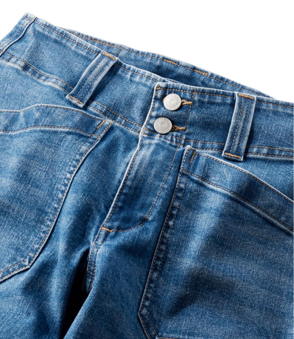 L.L.Bean Sale | Women's 1912 Field Denim Pants, Mid-Rise Ankle Utility