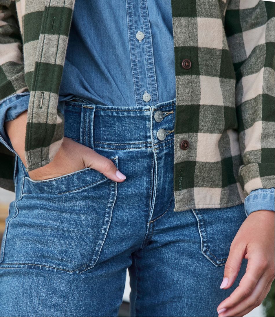 L.L.Bean Sale | Women's 1912 Field Denim Pants, Mid-Rise Ankle Utility