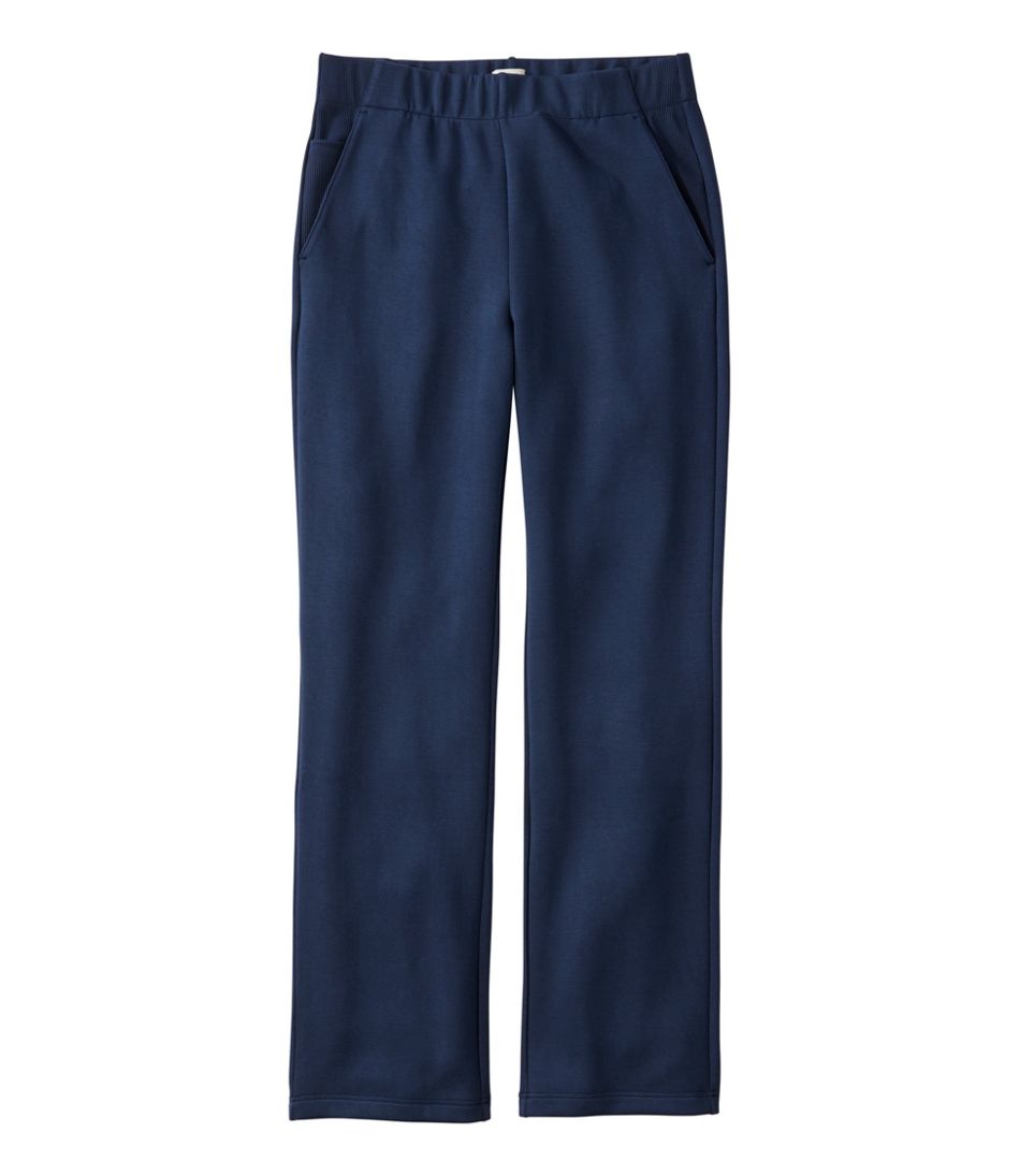 L.L.Bean New | Women's CloudSoft Pants, Mid-Rise Straight-Leg