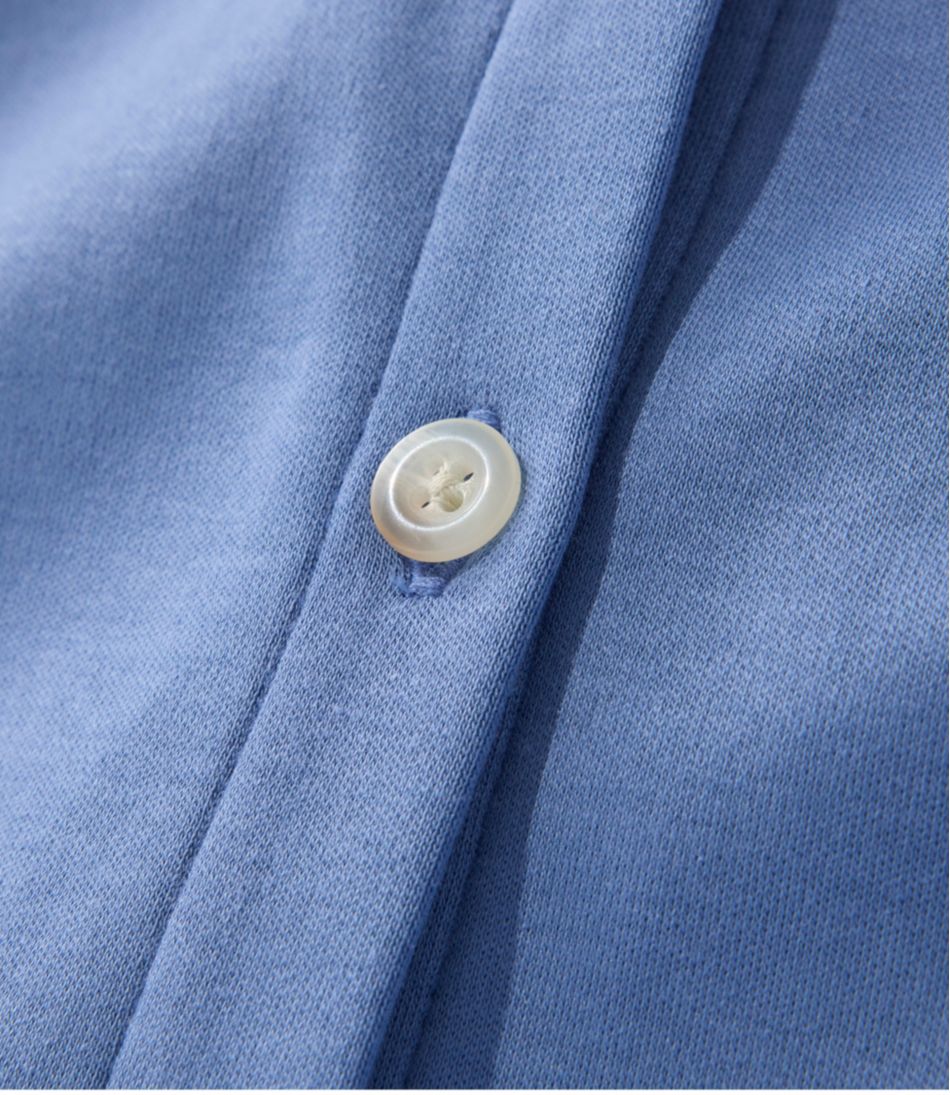 L.L.Bean Outlet | Women's Pima Cotton Tee, Long-Sleeve Crewneck Cardigan