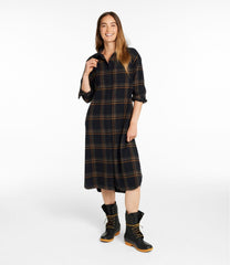 L.L.Bean On Sale | Women's Signature Camp Flannel Midi Dress