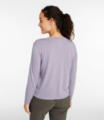 L.L.Bean For Sale | Women's Vista Camp V-Neck Pocket Tee, Long-Sleeve