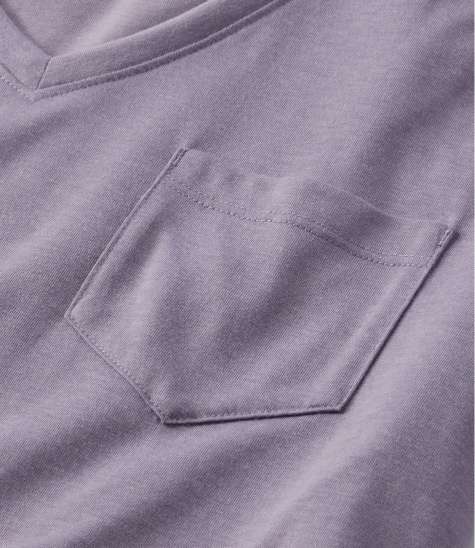 L.L.Bean For Sale | Women's Vista Camp V-Neck Pocket Tee, Long-Sleeve