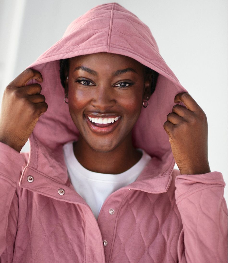 L.L.Bean New | Women's VentureSoft Quilted Hooded Pullover