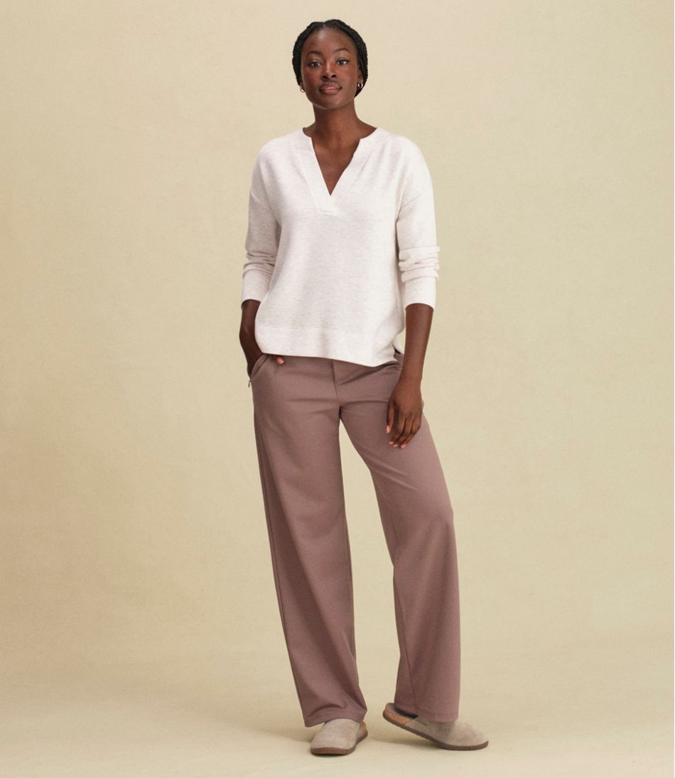 L.L.Bean US | Women's CloudSoft Splitneck Pullover