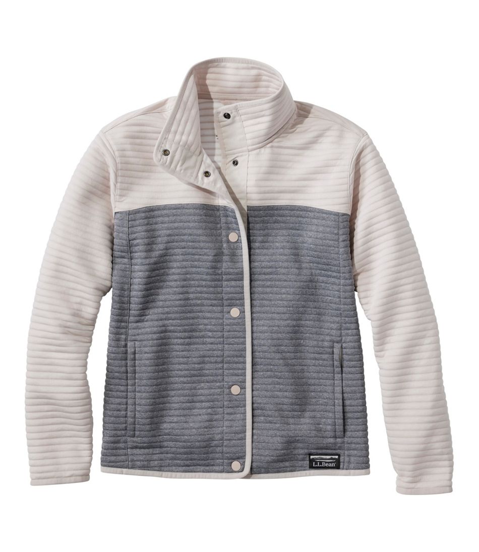 L.L.Bean | Women's Airlight Snap Front Jacket, Colorblock