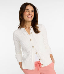 L.L.Bean | Women's The Original Double L® Sweater, Cable Cardigan