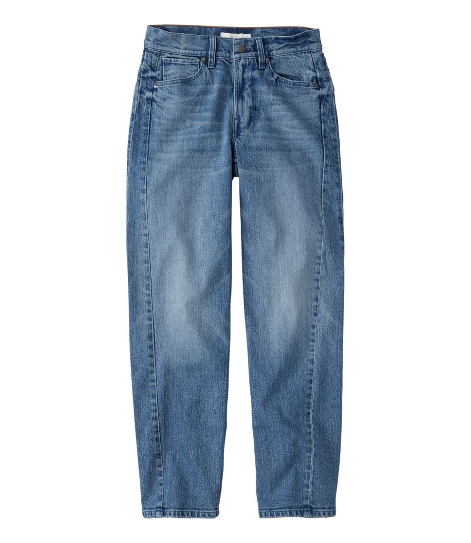 L.L.Bean Sale | Women's Signature 1912 Premium Jeans, High-Rise Barrel Ankle