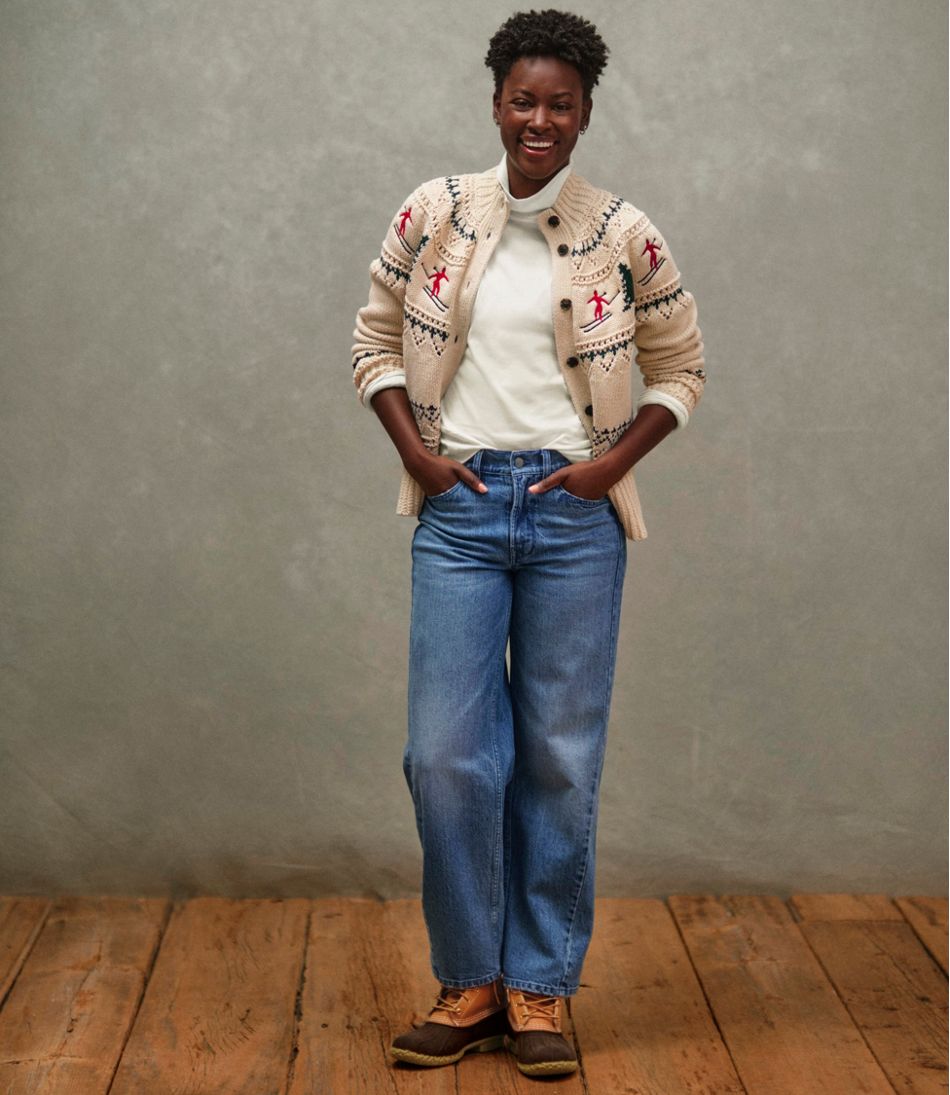 L.L.Bean Sale | Women's Signature 1912 Premium Jeans, High-Rise Barrel Ankle