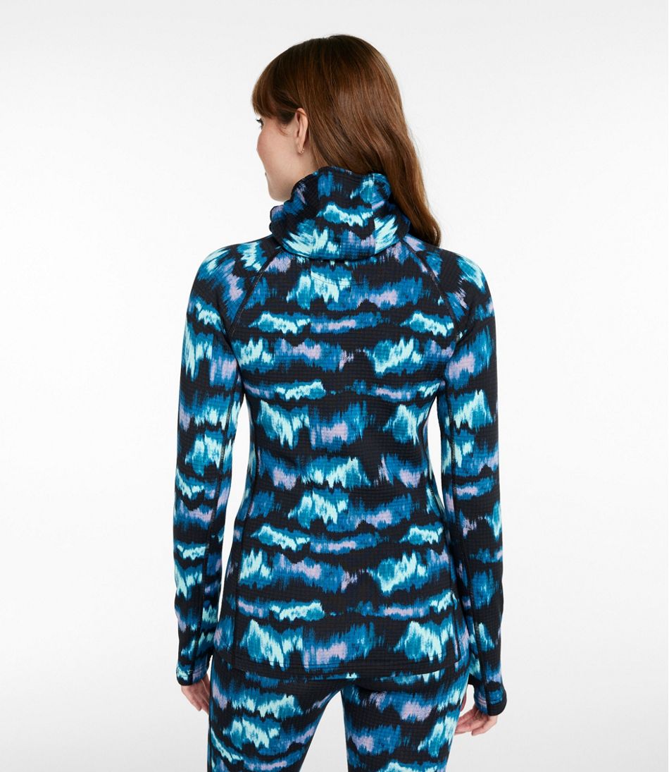L.L.Bean New | Women's Heavyweight Base Layer Hoodie Printed