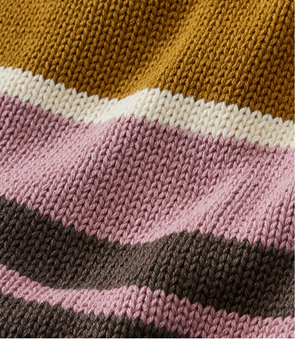 L.L.Bean Discount | Women's Signature Original Cotton Sweater, Shawl Cardigan Stripe