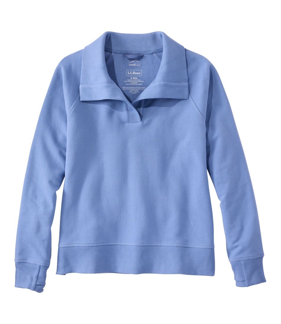 L.L.Bean Outlet | Women's Bean's Cozy Splitneck Pullover Sweatshirt
