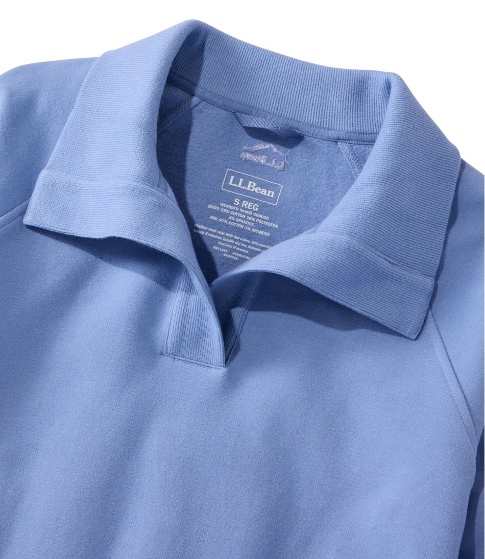 L.L.Bean Outlet | Women's Bean's Cozy Splitneck Pullover Sweatshirt