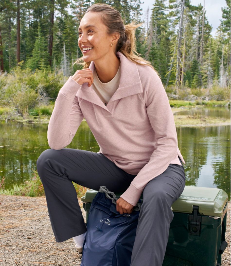L.L.Bean Outlet | Women's Bean's Cozy Splitneck Pullover Sweatshirt