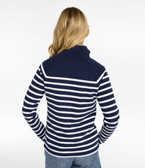 L.L.Bean On Sale | Women's Peaks Island Button Mockneck, Stripe