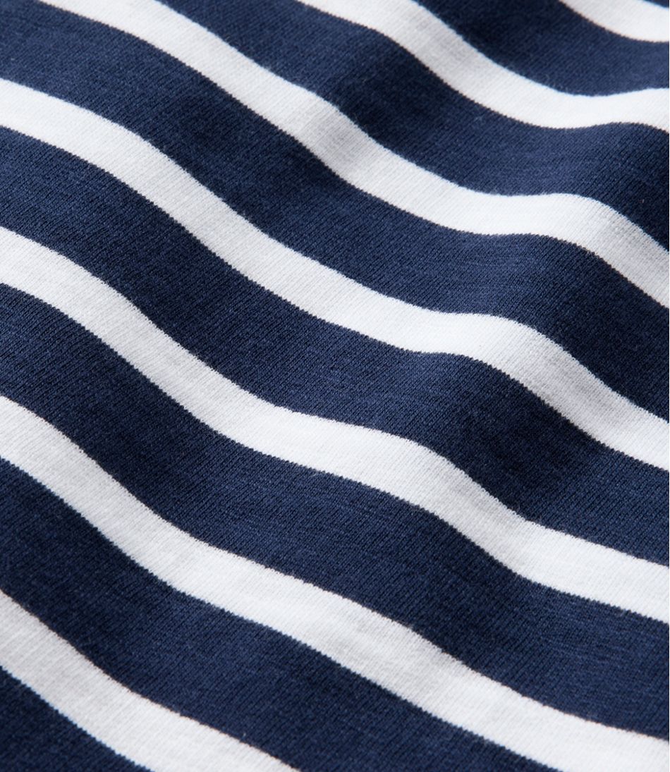 L.L.Bean On Sale | Women's Peaks Island Button Mockneck, Stripe